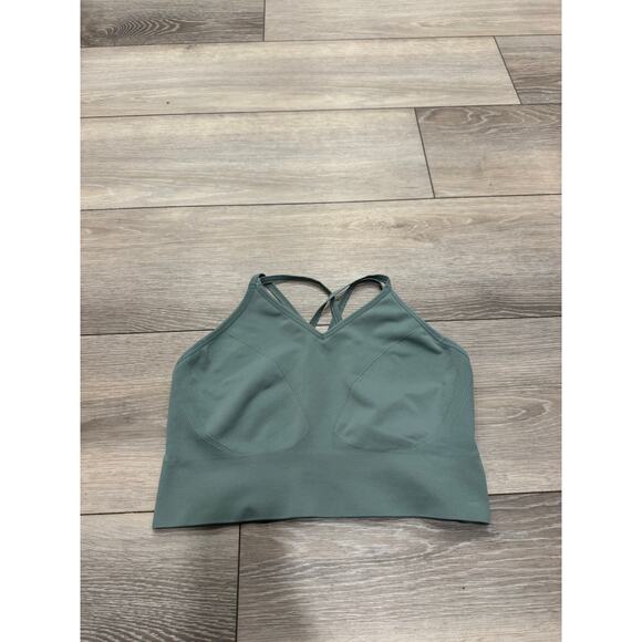 SOMA SPORT Longline Bra with Strappy Back XXL olive green - Picture 2 of 6